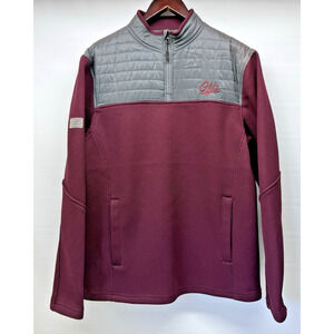 University of Montana UM Griz Jacket Quarter Zip Sweater Fleece Men's Medium